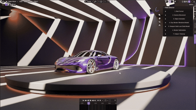 Reel Director camera movement animation