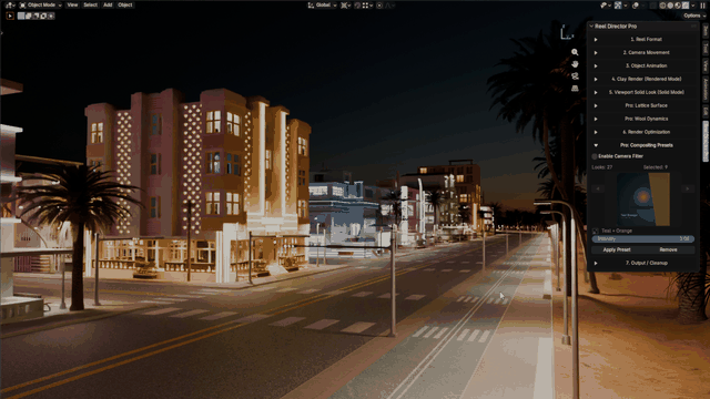 Reel Director Pro compositing presets animation